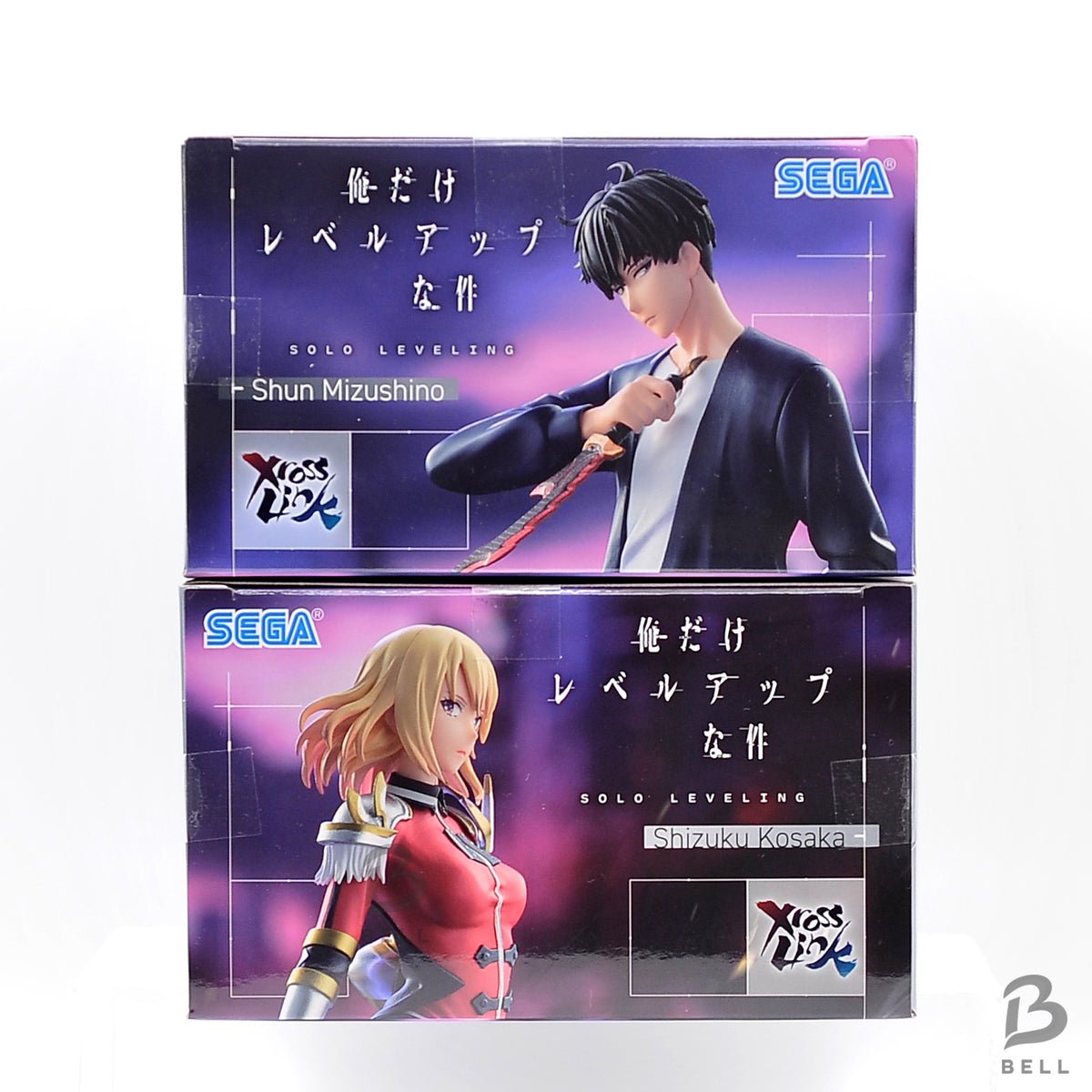 Solo Leveling XrossLink Figure Sung Jinwoo Cha Hae-in Set of 2 SEGA Official JP