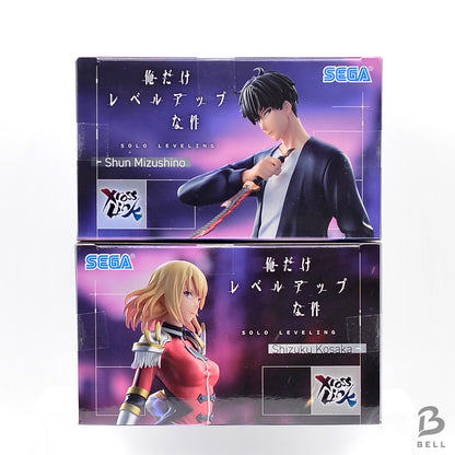 Solo Leveling XrossLink Figure Sung Jinwoo Cha Hae-in Set of 2 SEGA Official JP