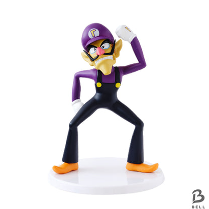 Super Mario Bros Figure Mario Luigi Wario Waluigi Set of 4 Nintendo Switch GAME