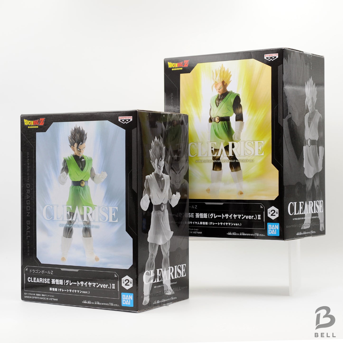 Dragon Ball Z CLEARISE Super Saiyan Son Gohan Great Saiyaman ver. Figure SET NEW