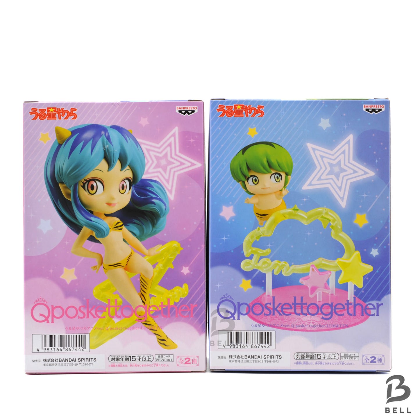 Urusei Yatsura Lam Lum-chan Ten-chan Japanese anime PVC Figure Japan Toy New