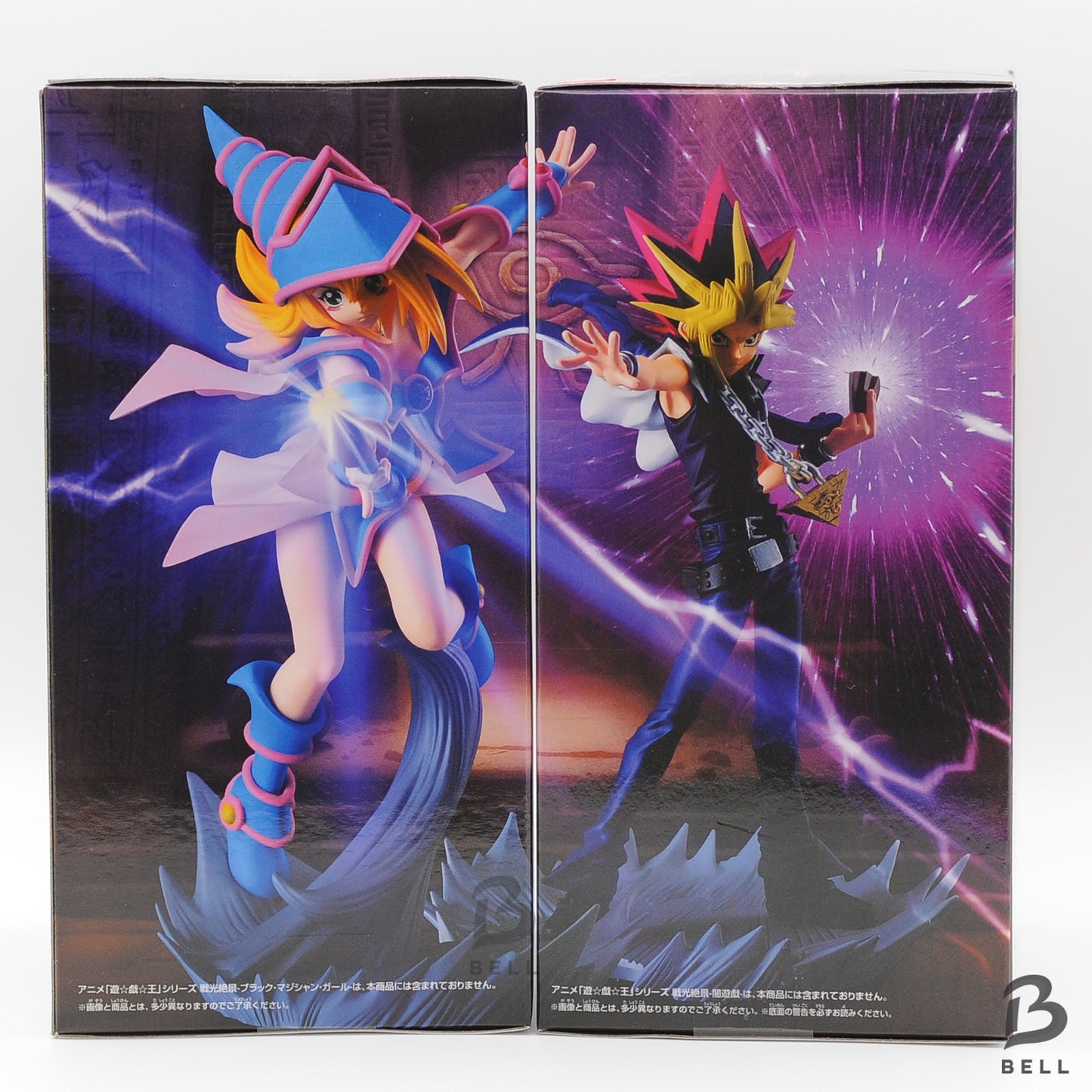 Yu-Gi-Oh! Duel Monsters Figure lot Black Magician Girl & Yami Yugi Set of 2  New
