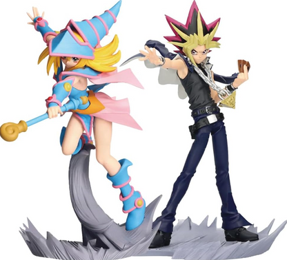 Yu-Gi-Oh! Duel Monsters Figure lot Black Magician Girl & Yami Yugi Set of 2  New