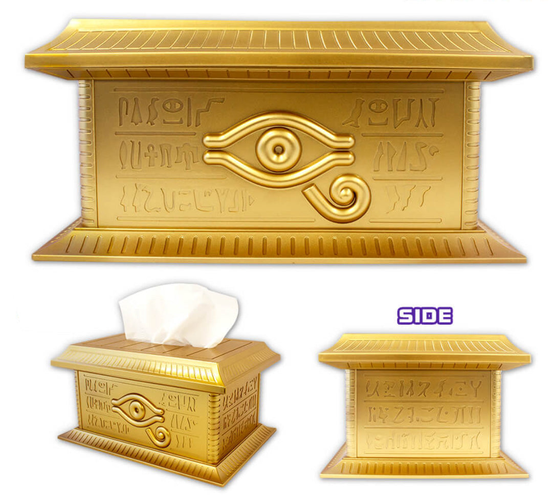Yu-Gi-Oh! Duel Monsters The Golden Chest Storage tissue Box Japan anime game new