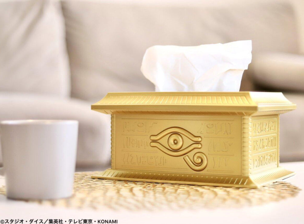 Yu-Gi-Oh! Duel Monsters The Golden Chest Storage tissue Box Japan anime game new