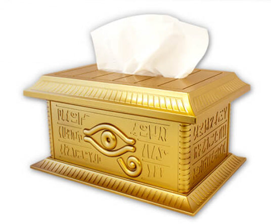 Yu-Gi-Oh! Duel Monsters The Golden Chest Storage tissue Box Japan anime game new