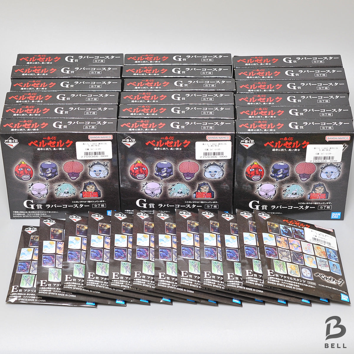 Berserk Ichiban Kuji Prize Lot 36pcs Acrylic Stand Rubber Coaster Japan Official