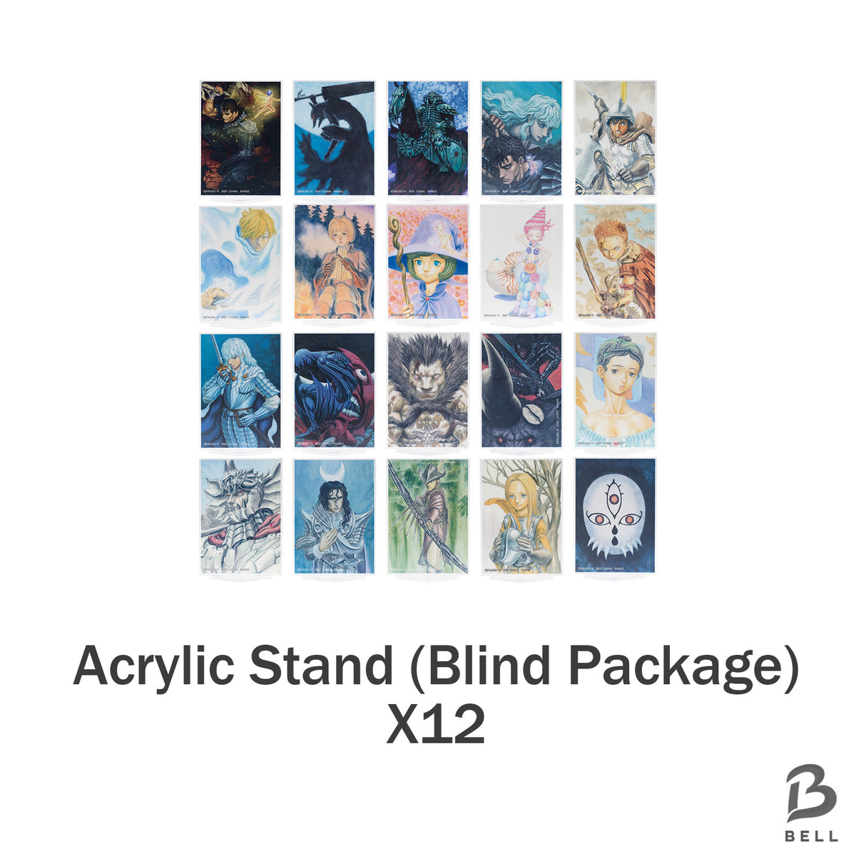 Berserk Ichiban Kuji Prize Lot 36pcs Acrylic Stand Rubber Coaster Japan Official