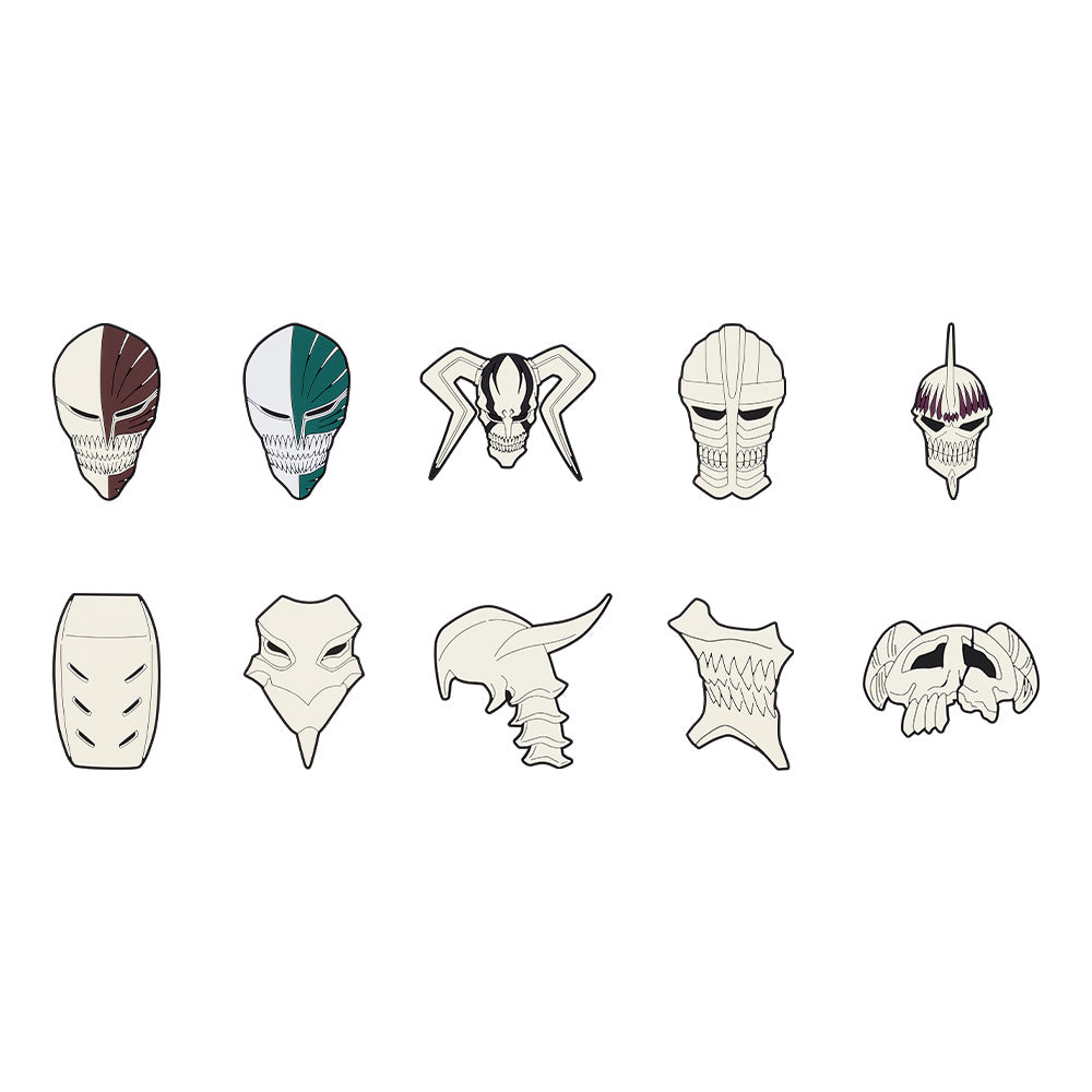 BLEACH Ichiban Kuji Prize Lot 12pcs Glass Plate Rubber Collection Metal Charm JP