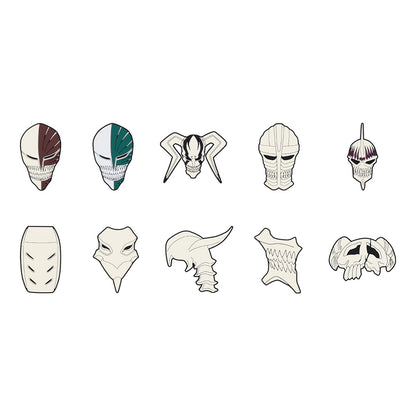 BLEACH Ichiban Kuji Prize Lot 12pcs Glass Plate Rubber Collection Metal Charm JP
