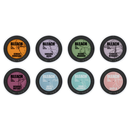 BLEACH Ichiban Kuji Prize Lot 12pcs Glass Plate Rubber Collection Metal Charm JP