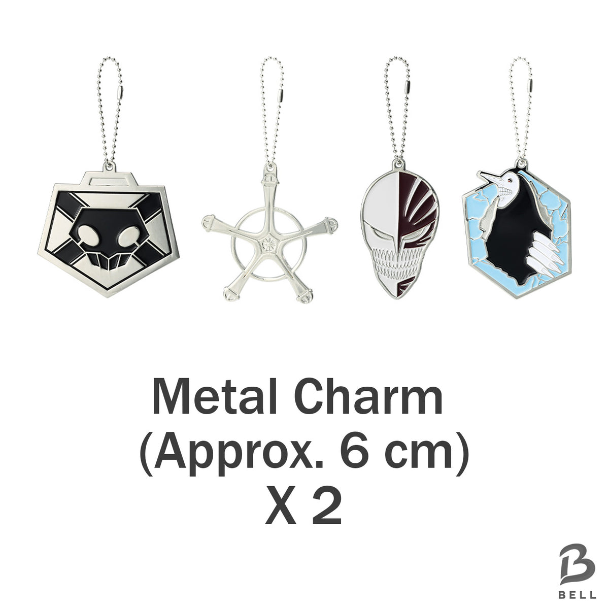 BLEACH Ichiban Kuji Prize Lot 12pcs Glass Plate Rubber Collection Metal Charm JP