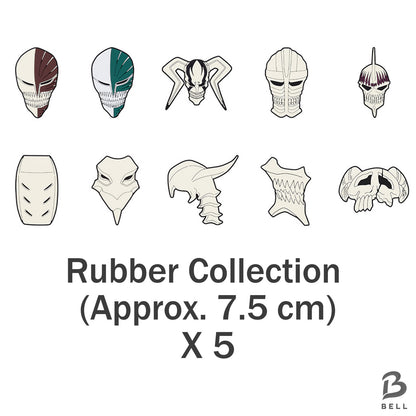 BLEACH Ichiban Kuji Prize Lot 12pcs Glass Plate Rubber Collection Metal Charm JP