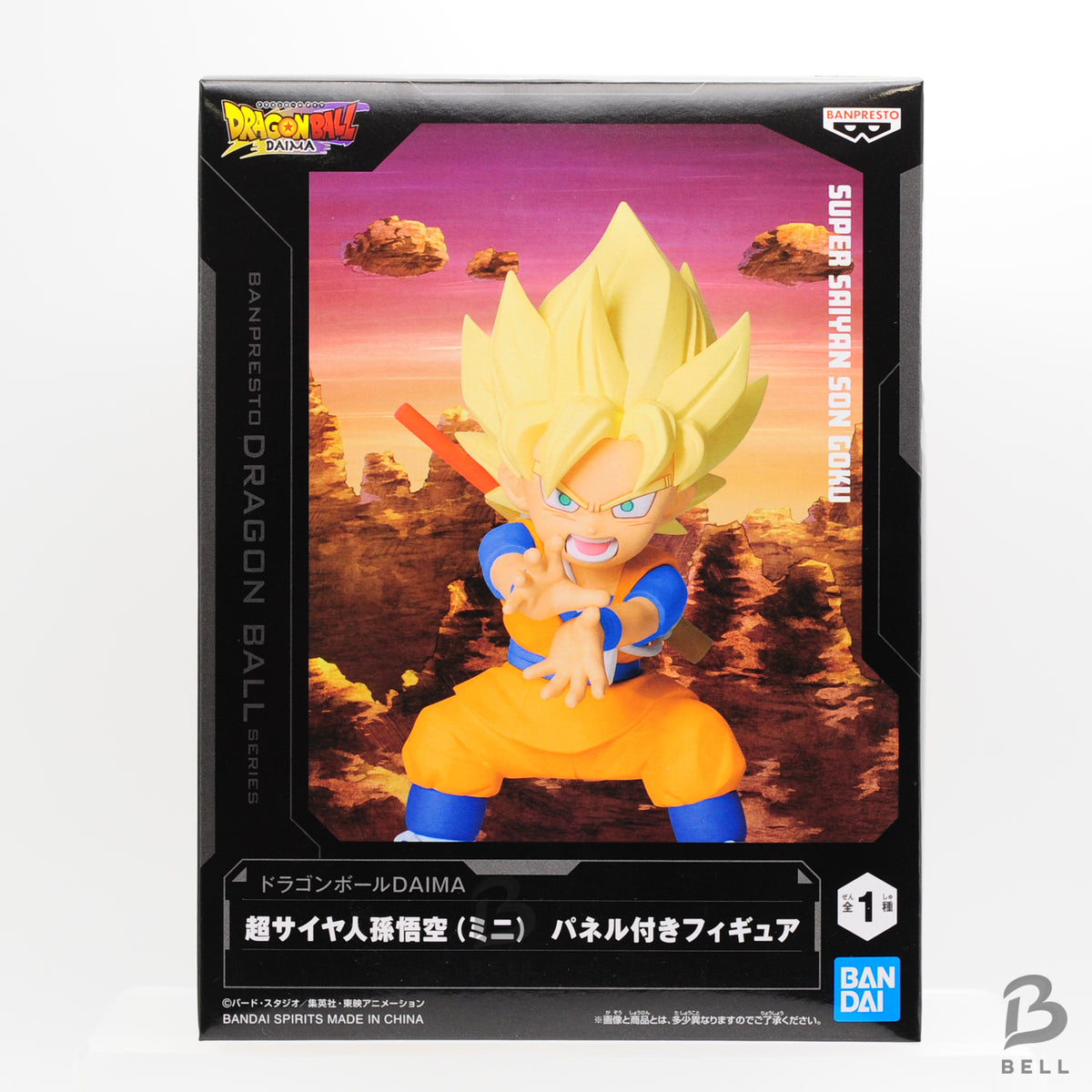 Dragon Ball DAIMA Mini Figure Set of 3 Goku Fat Buu Gomah With Panel Banpresto