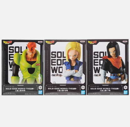 Dragon Ball Android 16 17 18 SOLID EDGE WORKS THE Departure figure Set of 3 new