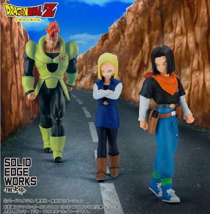 Dragon Ball Android 16 17 18 SOLID EDGE WORKS THE Departure figure Set of 3 new