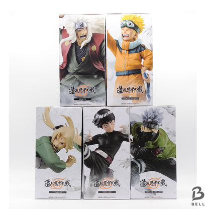 NARUTO Shippuden COLOSSEUM Sculpted Ninja World War SET OF 5 Japan anime sealed