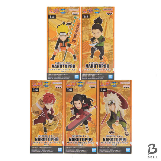 NARUTO World Collectable Figure WCF NARUTO UZUMAKI OP 99 vol.3 Set of 5 sealed