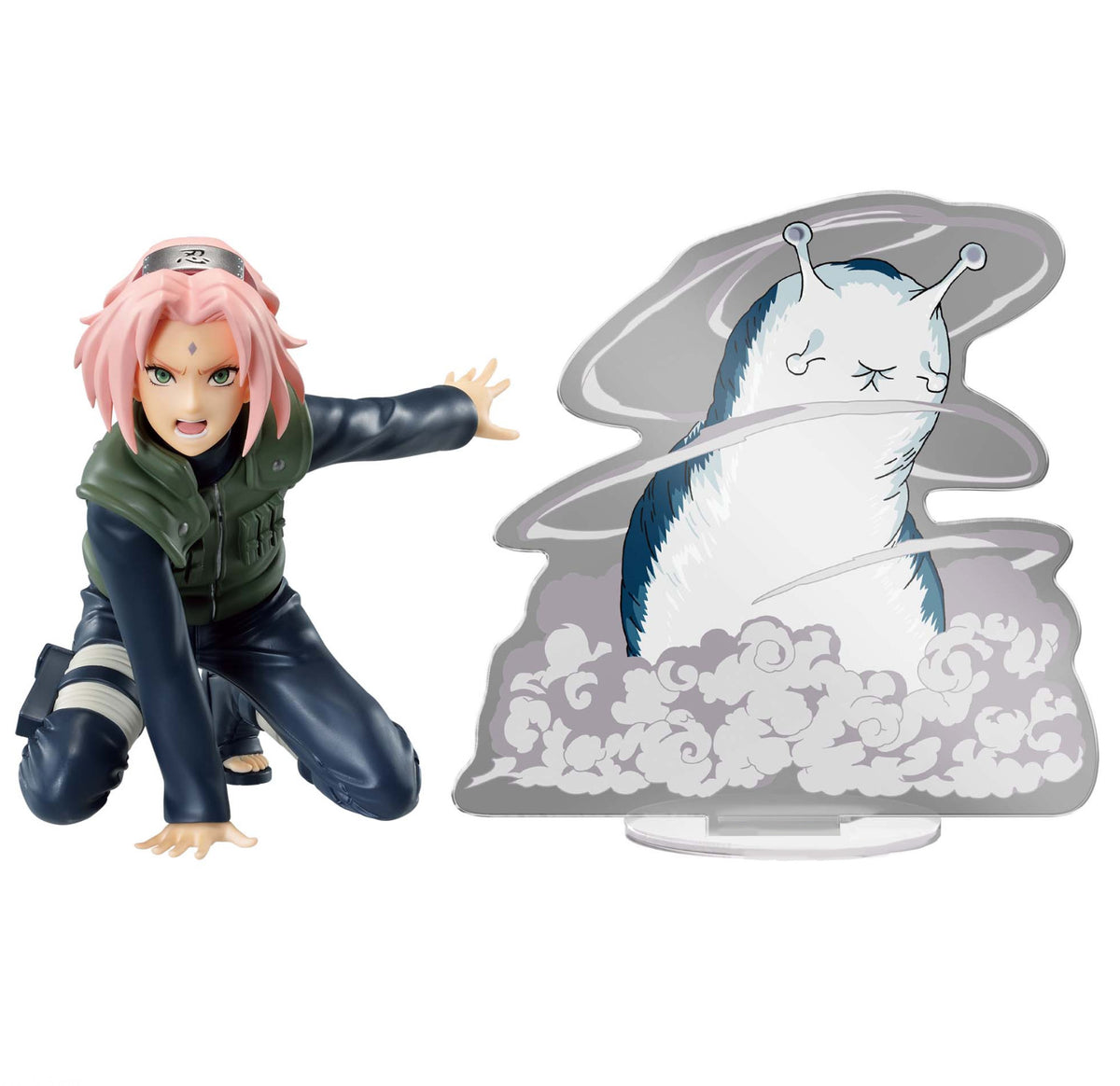 Naruto Shippuden Sasuke & Sakura Panel Spectacle Anime Figure Banpresto Set of 2