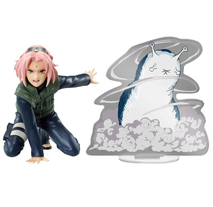 Naruto Shippuden Sasuke & Sakura Panel Spectacle Anime Figure Banpresto Set of 2