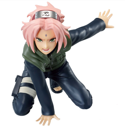 Naruto Shippuden Sasuke & Sakura Panel Spectacle Anime Figure Banpresto Set of 2