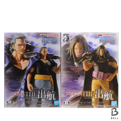 ONE PIECE THE Departure Ben Beckman Yasopp Figure Set of 2 Banpresto Pirates