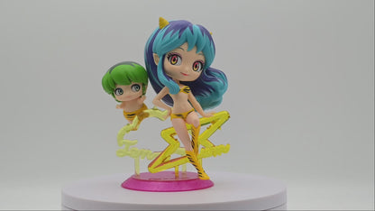 Urusei Yatsura Lam Lum-chan Ten-chan Japanese anime PVC Figure Japan Toy New